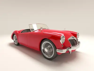 car3dmodel sports car Low-poly 3D model