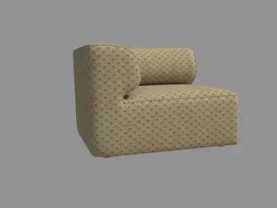 Single Sofa Chair 3D model