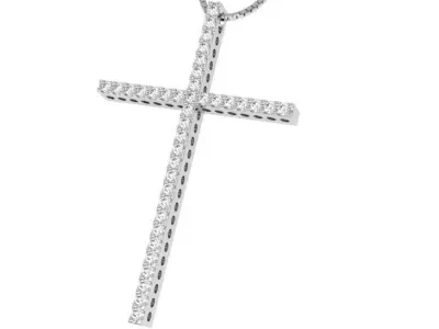 FEMALE  CROSS  PENDANTS  3D print model