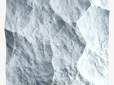 283-RockPanel piece of rock 3D model