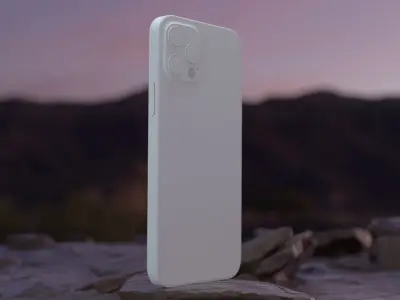 Apple iPhone 12 Pro Max hi-poly Animated for Cinema4D 3D model