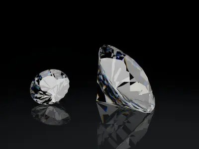 Realistic Diamond Free 3D model
