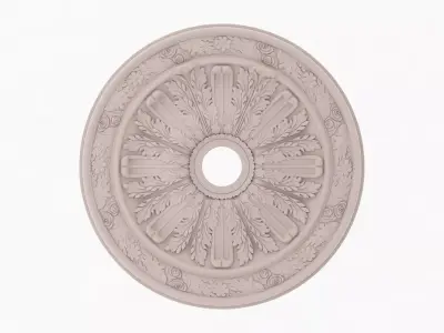 Classic Ceiling Medallion 21 3D model