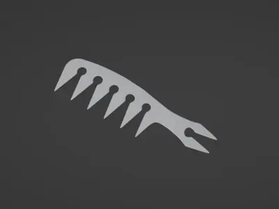 Comb 05 3D model