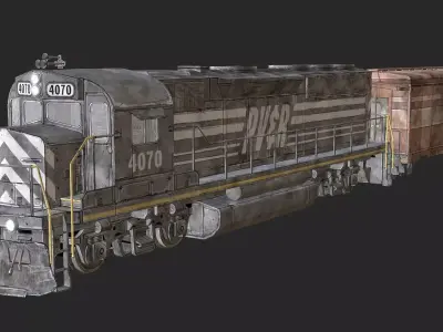 train for - unreal engine  - iclone  3D model