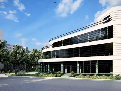 OFFICE BUILDING 3D model 428
