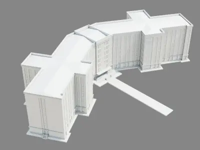 University Building ID049 3D model