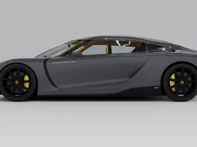 Koenigsegg Gemera With HQ interior 3D model