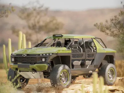 Chevrolet Off-Road Concept Low-poly 3D model