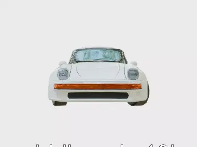 Porsche 959 Turbocharged All-Wheel Drive Model Low-poly 3D model