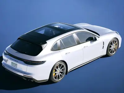 Porsche Panamera Turbo S Sport Turismo 2021 3D model