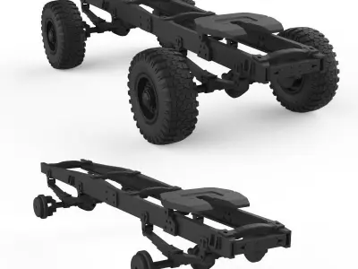 Chassis IFA W50 3D print model