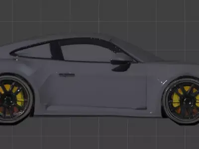 Porshe 911 3d Model 3D model