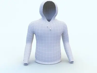Sport hoddy 3D model