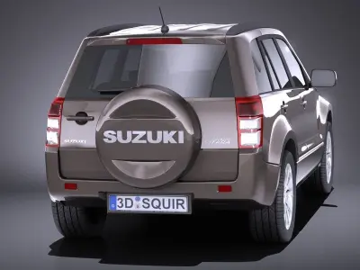 Suzuki Grand Vitara 2013 5door VRAY 3D model