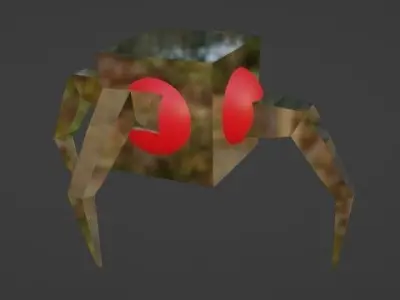 Creature robot Free low-poly 3D model