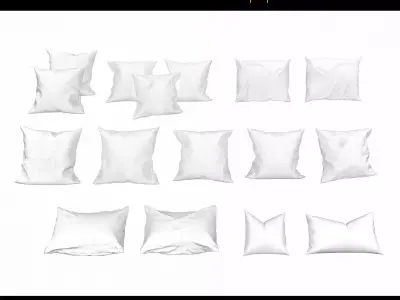 Solid Pillow SET 2 3D model