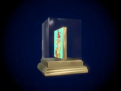  Mutant Ape 14 Gold Club Low-poly 3D model