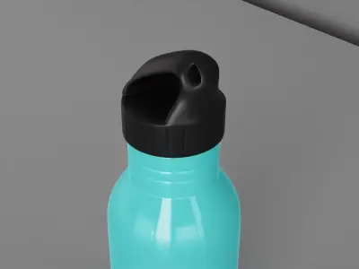 Stainless Steel Sport Bottle 3D model
