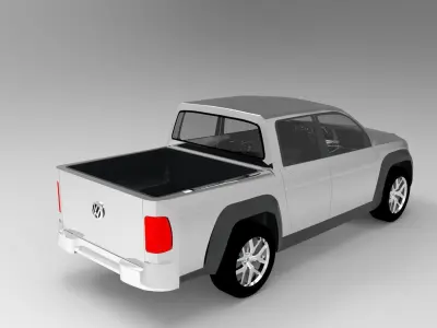 amarok volkswagen v6 3D model