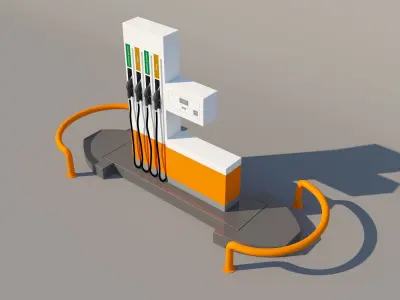 Fuel Dispenser 3D model