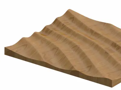 Decorative panel STL 3D model