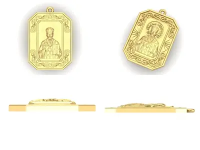 Pendant od 41 religion  3D print model