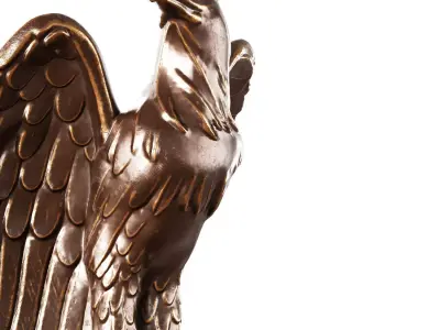 Eagle figurine 3D model