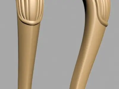 Carved Leg 3D model