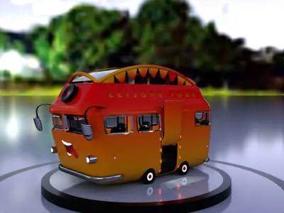 3D ENTERTAINMENT BUS 3D model