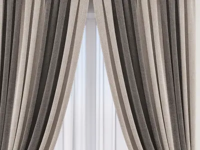 Set 49 Curtains 3D model