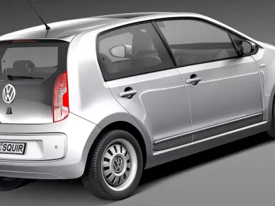 Volkswagen Up 2013 5-door 3D model
