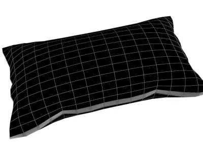 Pillow 02 Low-poly 3D model