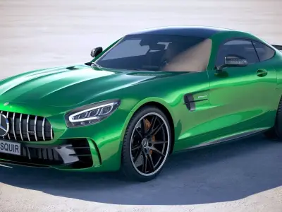 Mercedes AMG GT-R 2020 3D model