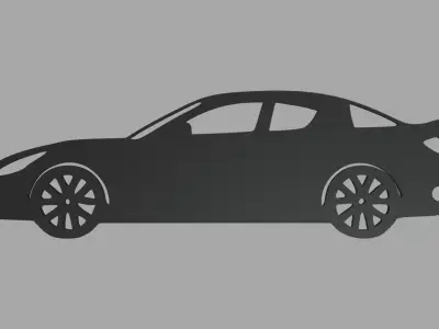 Mazda Rx8 Key Ring 3D print model