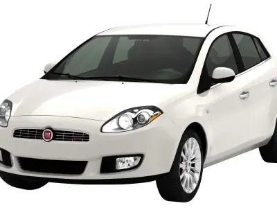 Fiat Bravo II - model 198 - realistic and fully proportional 3D model