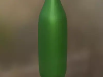 Plastic bottle Free 3D model