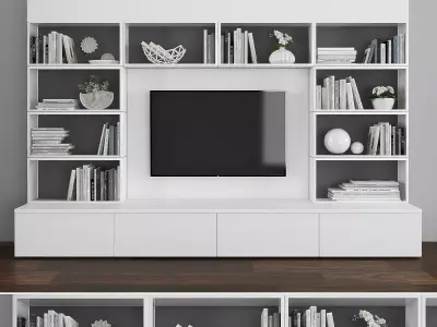 Tv stand  Low-poly 3D model