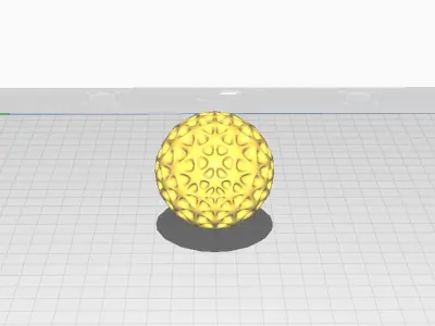 Art ball decoration Free 3D print model