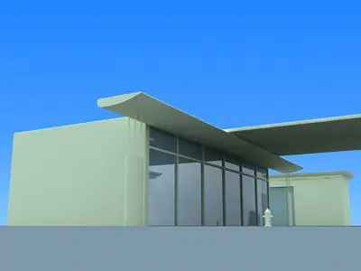 Gas Station 3D model 5