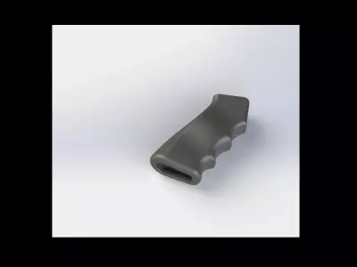 Simple AR grip 3D print model