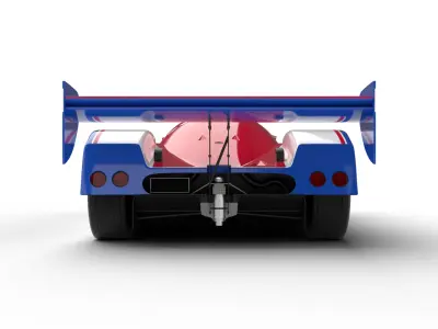 Nissan R90CK Le Mans Racing 1990 3d model 3D model