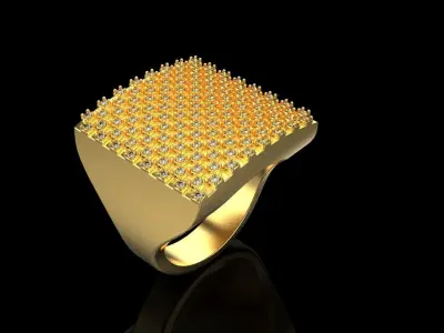 Chess ring model 836 3D print model