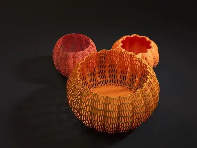 Pumpkin vases 3D print model