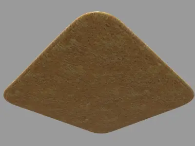 Santa Claus Cookie Christmas Low-poly 3D model