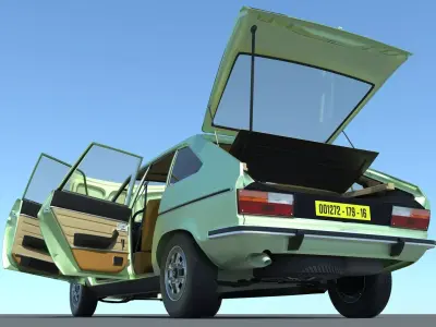 Renault 20 ts 1979 3D model