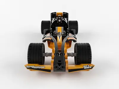Lego Technic Black Champion Racer 3D model
