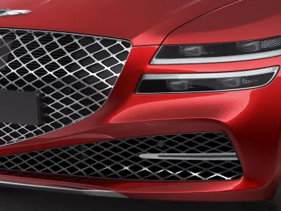Genesis G80 2021 3D model