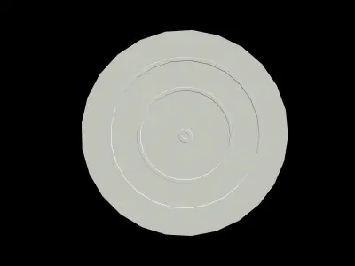 Dartboard - Includes 2 Objects Low-poly 3D model