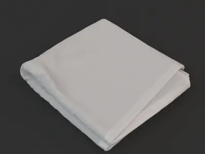 Folded Towels 3D model
